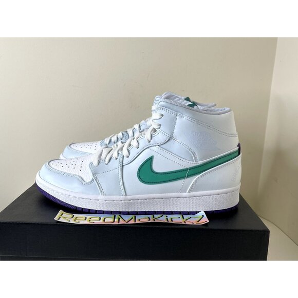 Jordan 1 Mid SE Luka Doncic Pre Game Mindfulness Mens Sizes CW5853 100 - Picture 1 of 7